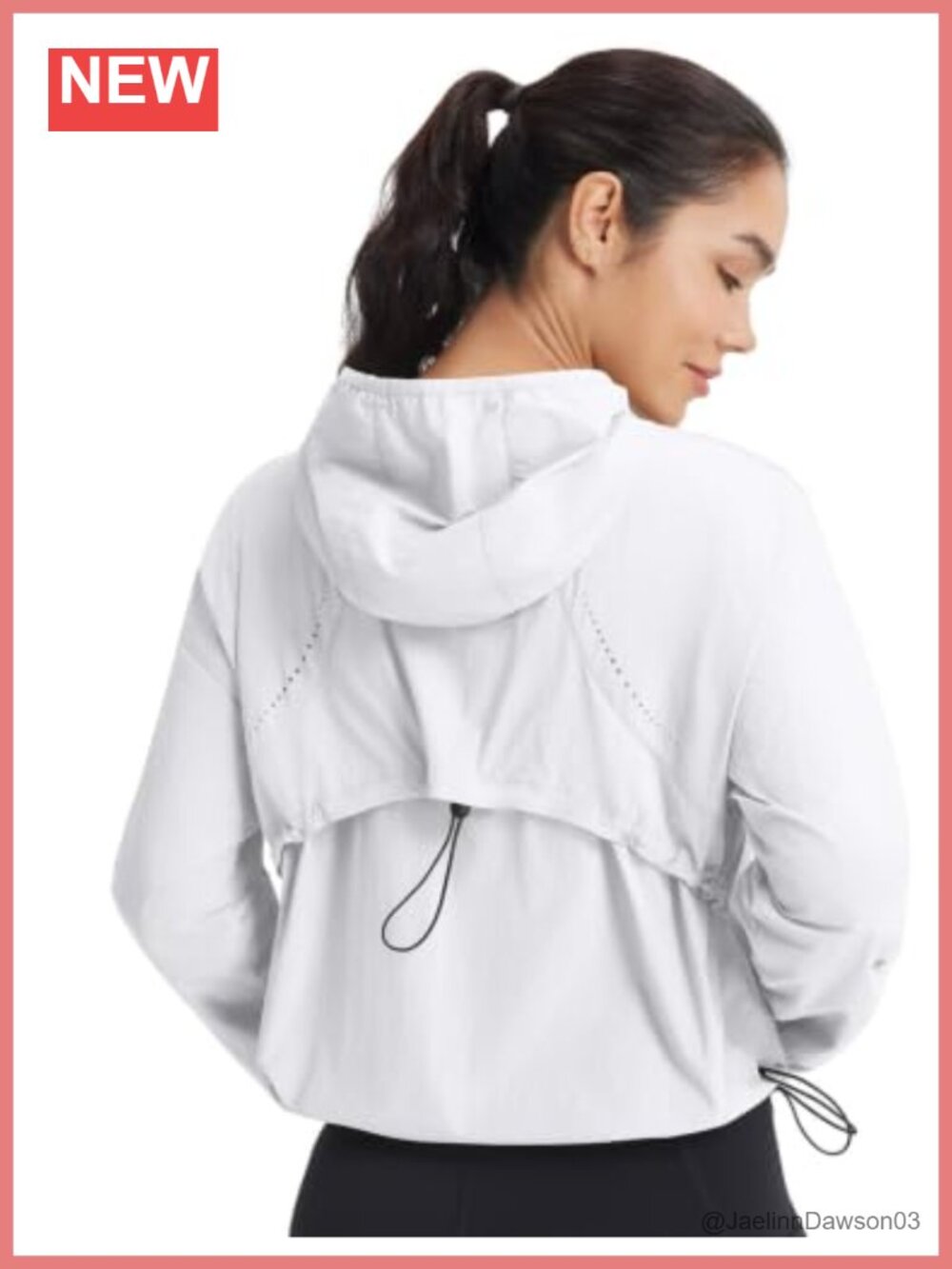 Lightweight Packable UPF 50+ Long Sleeve Sun Jacket Zip Up Crop